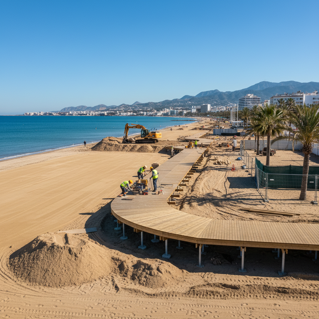 Millionen-Projekt in Estepona: Playa del Cristo erhält neues Gesicht und moderne Promenade