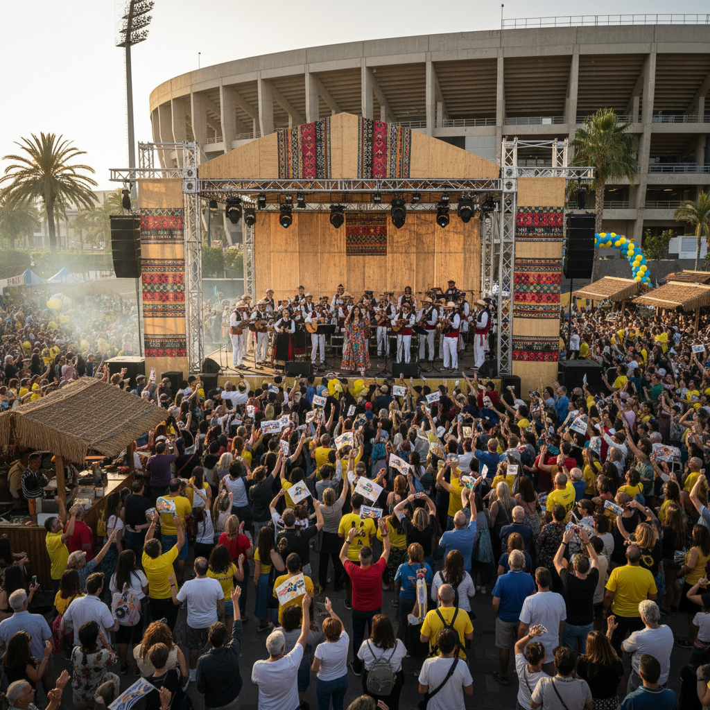 Papstbesuch auf Gran Canaria: Großes Kulturprogramm in der Fan-Zone angekündigt