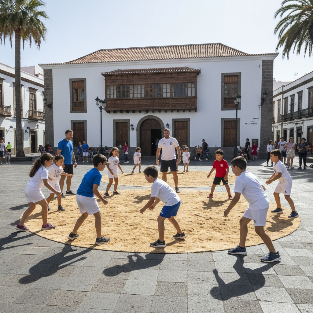 Tradition im Klassenzimmer: Kanaren führen Lucha Canaria als Schulsport-Projekt ein