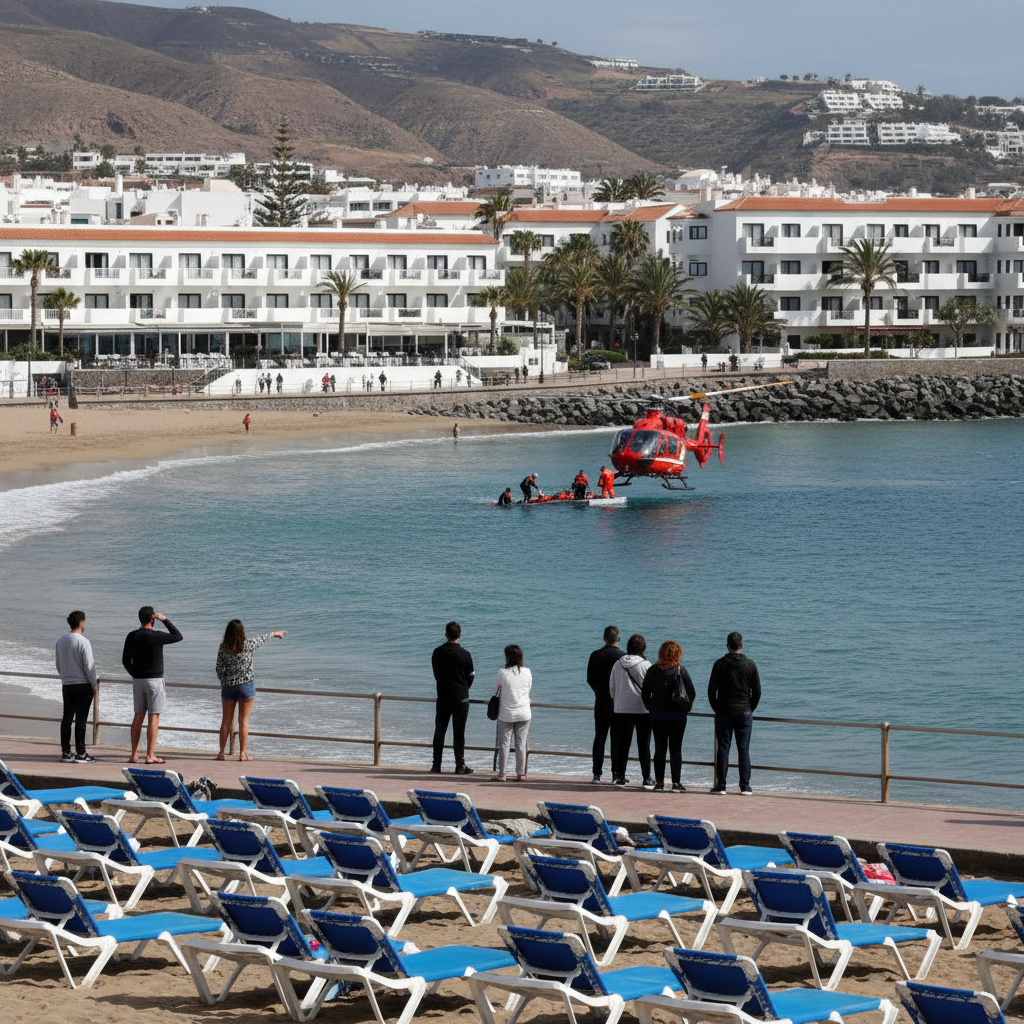 Tödlicher Badeunfall auf Gran Canaria: Rettungseinsatz an der Playa de San Agustín bleibt ohne Erfolg
