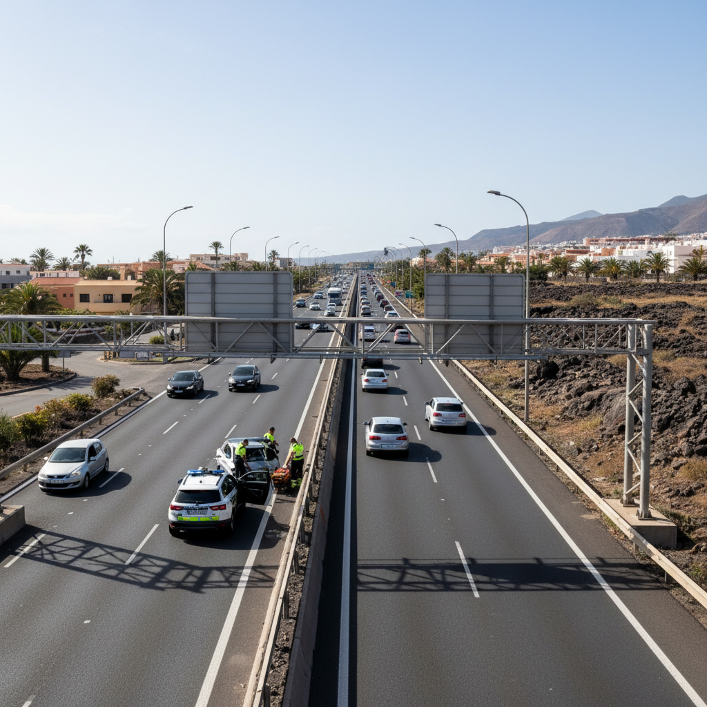 Schwerer Verkehrsunfall in San Miguel de Abona: 57-Jähriger von Auto erfasst