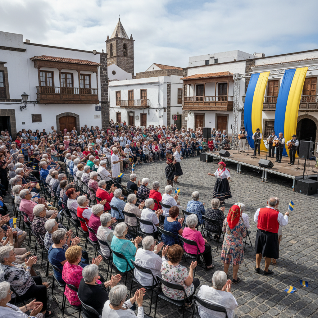 Stolz auf die eigene Identität: Eintausend Senioren feiern großes Traditionstreffen auf Gran Canaria