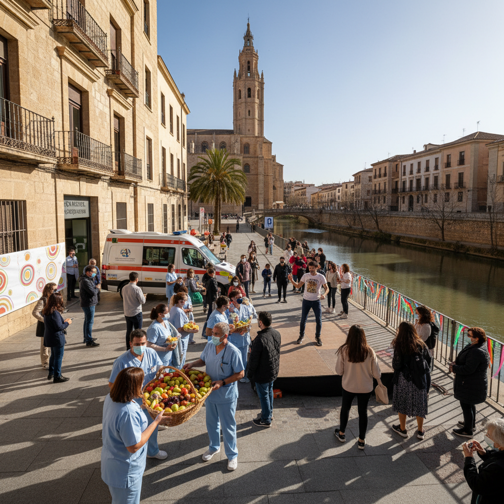 Gesundheit im Fokus: Sant Antoni mobilisiert gegen das Rauchen mit Tanz und Obst-Aktionen