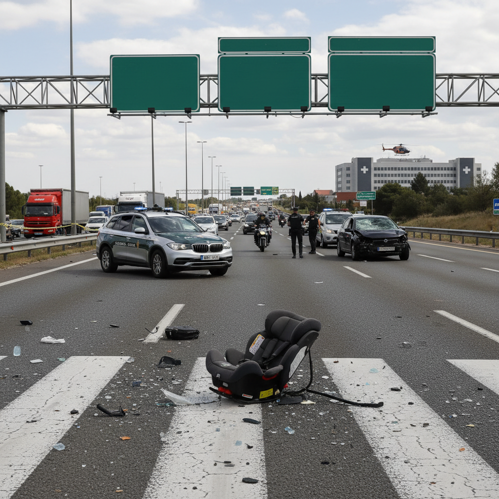 Schwerer Unfall in Valdemoro: Zweijähriger auf Zebrastreifen von Auto erfasst