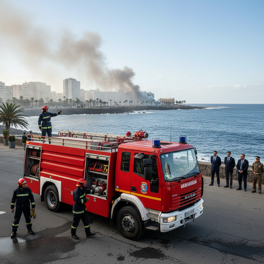 Immer im Gedächtnis: Las Palmas ehrt verstorbene Feuerwehrleute nach fast 40 Jahren
