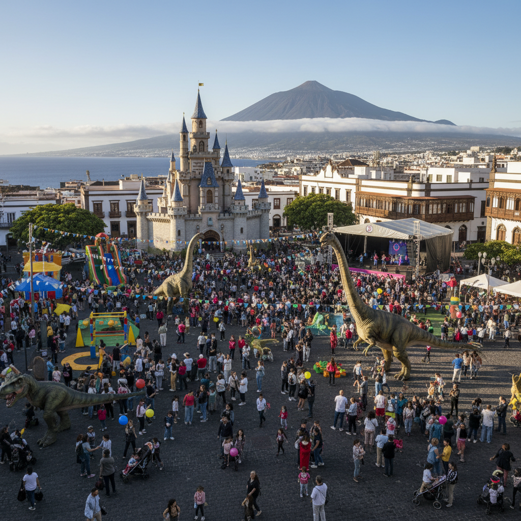 La Laguna wird zum Riesen-Spielplatz: Dinosaurier, Disney-Schloss und 100 Gratis-Attraktionen