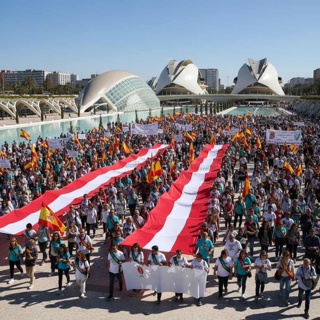Protest in Valencia: Lehrkräfte fordern Rückkehr an den Verhandlungstisch