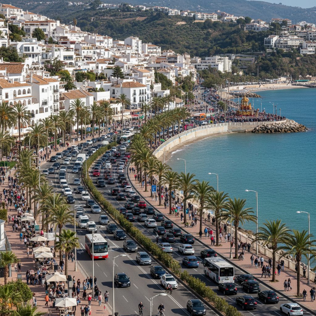 Verkehrseinschränkungen in Málaga: Sport-Event und Prozessionen führen zu Sperrungen am Wochenende