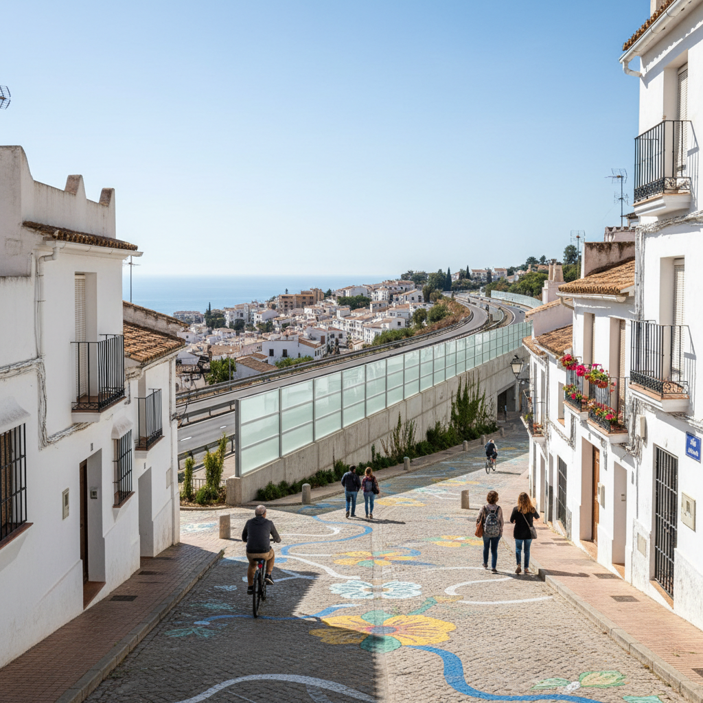 3,3 Millionen Euro gegen Autobahnlärm: Neue Schutzwände zwischen Málaga und Torremolinos fertiggestellt
