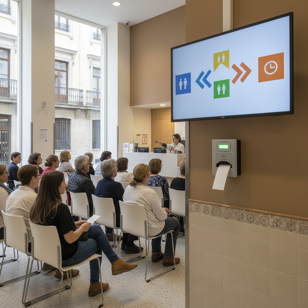 Neue Wartesysteme für Kantabriens Gesundheitszentren: Installation der Bildschirme gestartet
