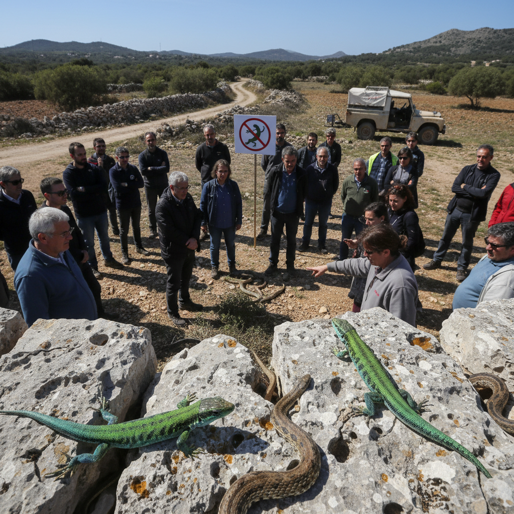 Kampf um das Wahrzeichen: Bürger fordern Rettung der Ibiza-Eidechse