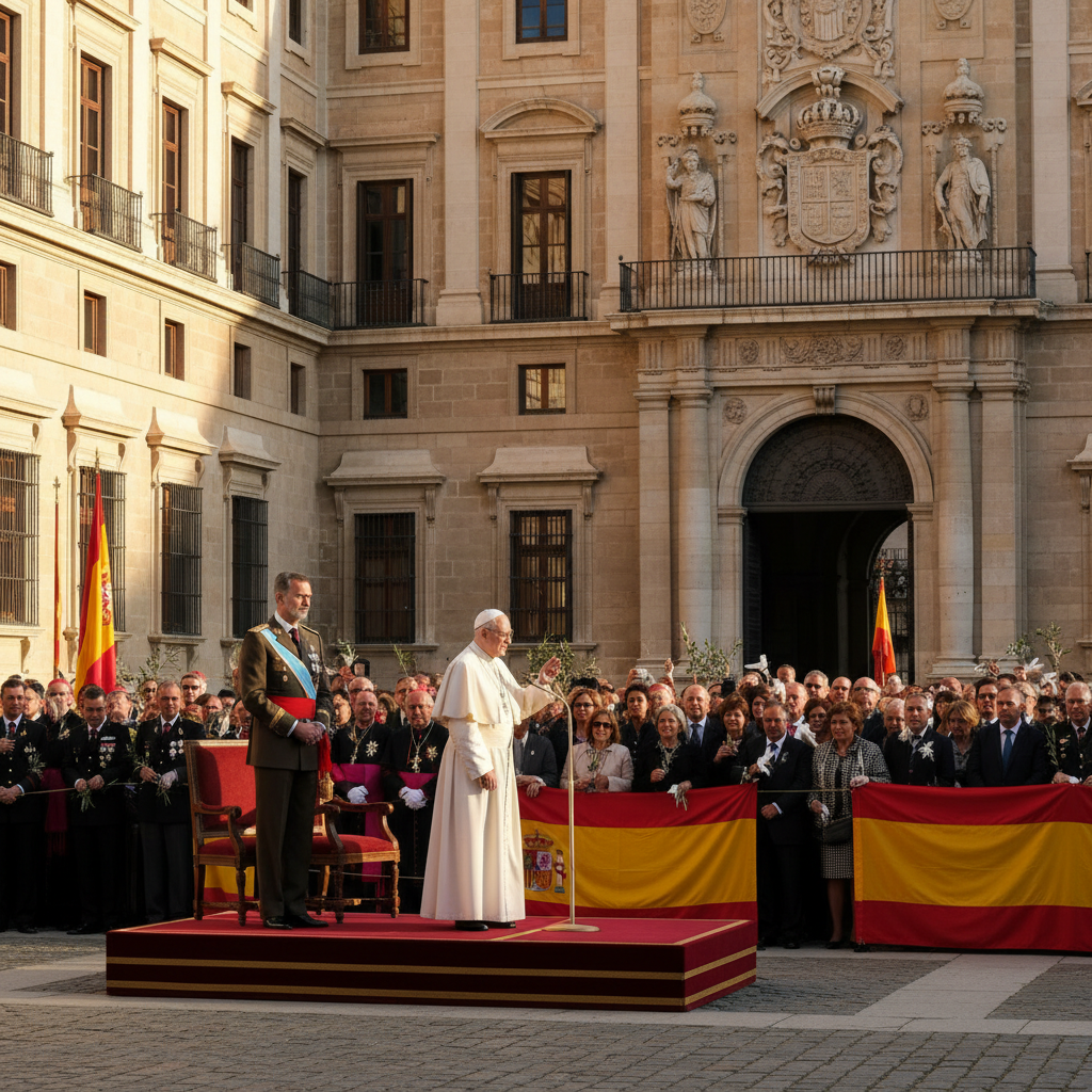 Papstbesuch in Spanien: König Felipe VI. findet deutliche Worte zum Kirchenmissbrauch