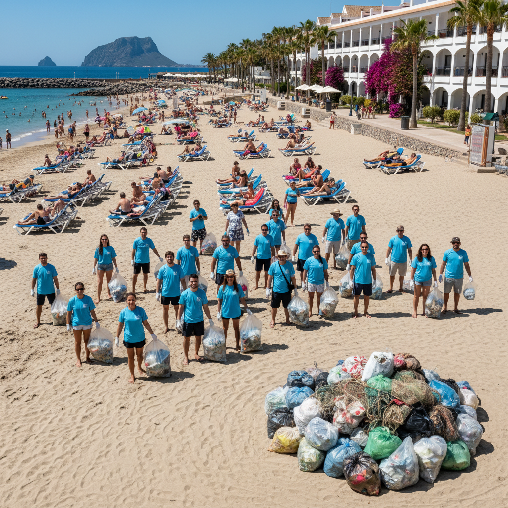 Große Putzaktion auf Ibiza: 47 Kilo Müll aus der Bucht Sòl d’en Serrà entfernt