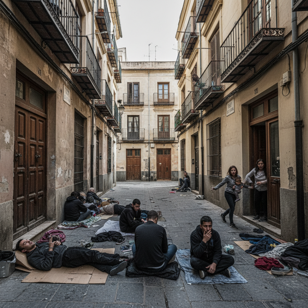 Angst vor der eigenen Haustür: Prekäre Zustände an der Plaza Lex Flavia in Málaga