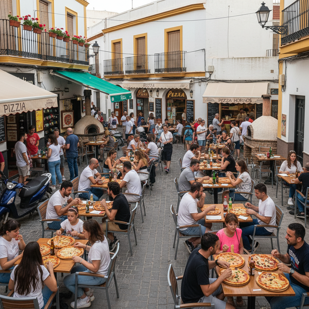 Überraschender Rekord in Cádiz: Rota ist die weltweite Nummer zwei der Pizza-Städte