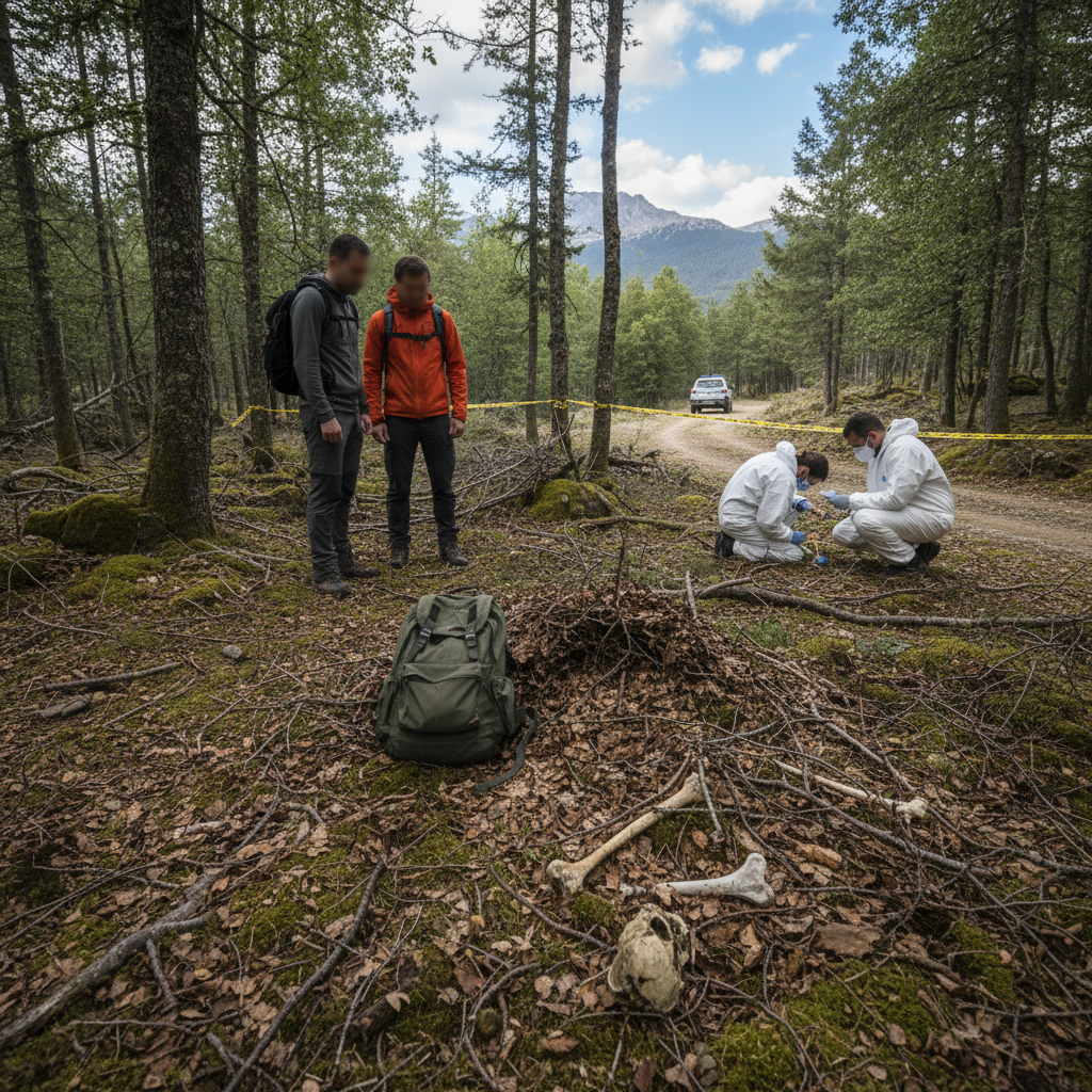 Rätselhafter Fund im Wald: Menschliche Knochen und französische Ausrüstung in den Pyrenäen entdeckt