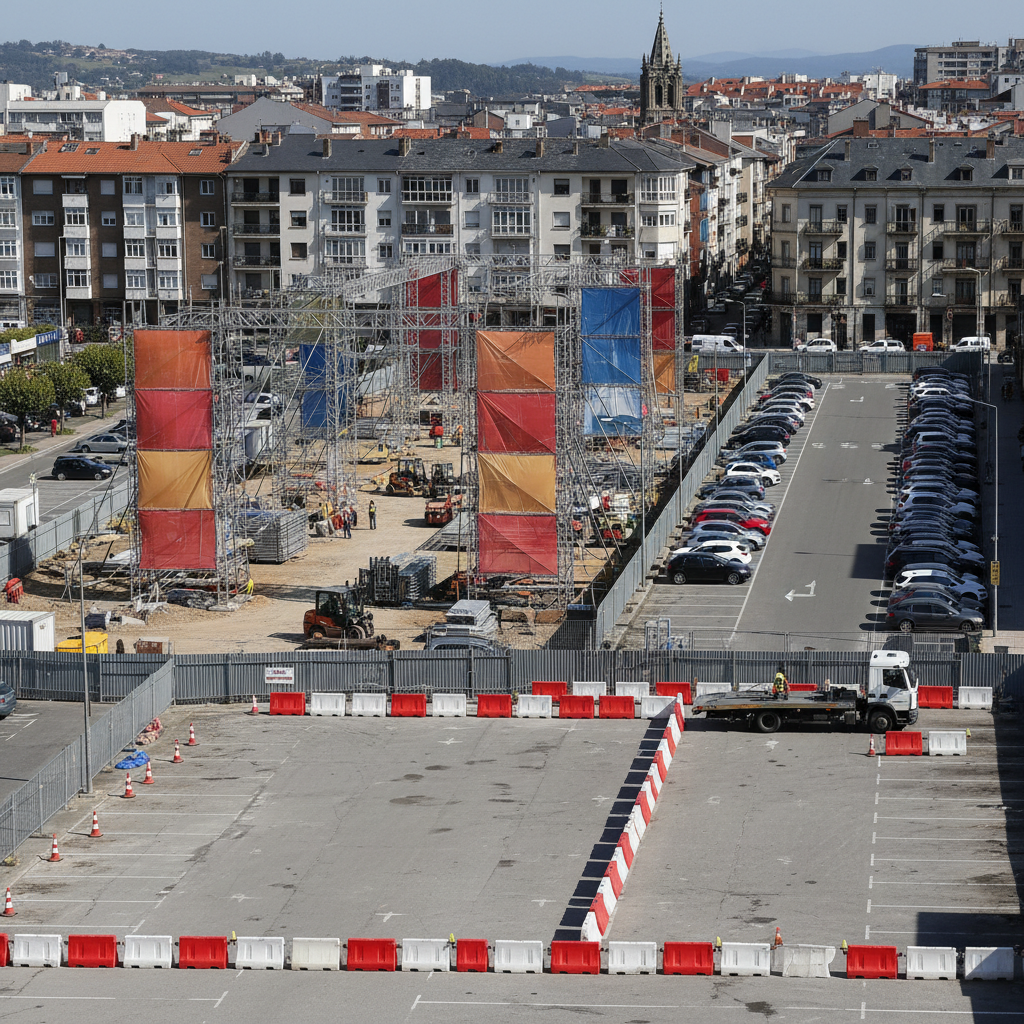 Semana Negra in Gijón: Parkverbot am El Arbeyal bis Ende Juli aktiv