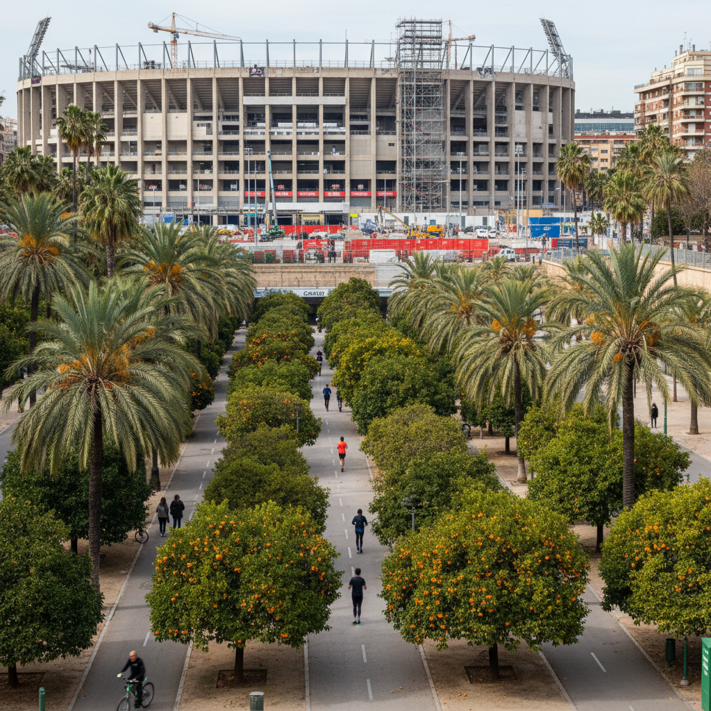 Wirbel in Valencia: Aufbau für Burger-Großevent im Mestalla startet ohne finale Genehmigung